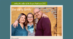 Desktop Screenshot of cartyfamily.org